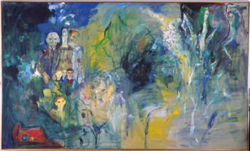 "Metamorfosi", 1976, olio, 339x239